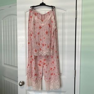 Victoria’s Secret lace trimmed pajama set
